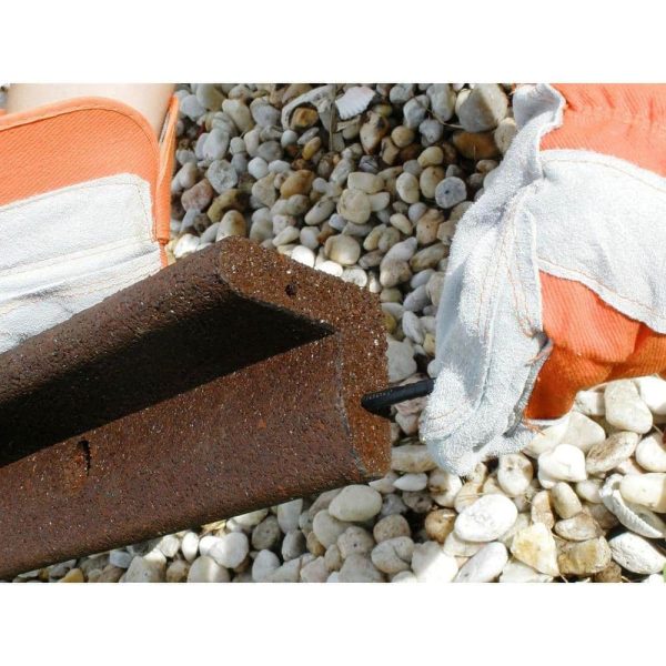 ecoborder 4 ft. brown rubber landscape edging (1 pack)