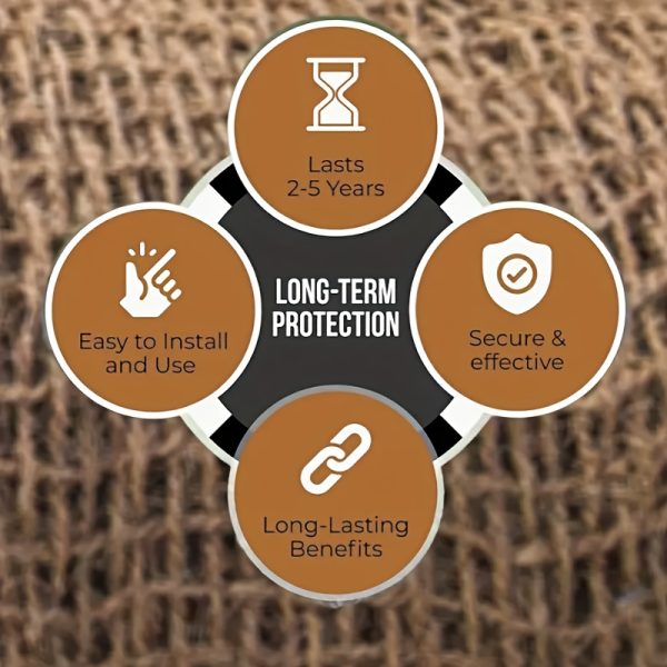 1pc, natural coir erosion control netting oversized coconut fiber slope matting, anti soil erosion, loosely woven mesh for raised bed seed mulching & agricultural use, earthy tan color, 1 roll, erosion control mesh for slope