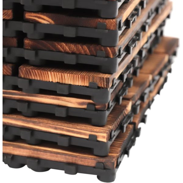 primegae wood plastic composite patio deck tiles, 12