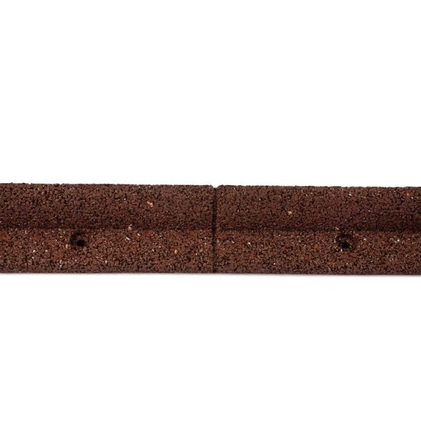 ecoborder 4 ft. brown rubber landscape edging (1 pack)