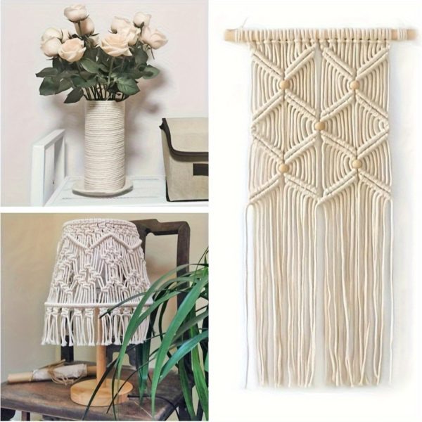 hemp rope high quality garden tying rope, used for plant support, cat scratch column repair, and decorative handicrafts