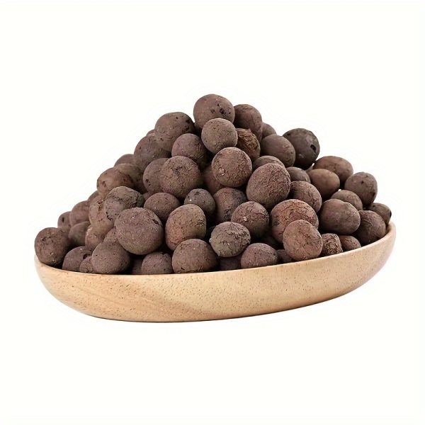 20 lb hydroponic clay pebbles, 5mm 10mm expanded growing medium for aquaponics, drainage & decor