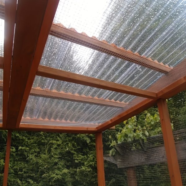 10pcs wavy polycarbonate plastic curved transparent roof panels, easy to install transparent polycarbonate roof panels suitable for greenhouses and warehouses