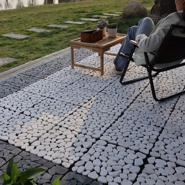 wood plastic floor high end wood plastic floor | outdoor terrace balcony courtyard natural stone self paving renovation ground anti corrosion and anti skid easy assembly