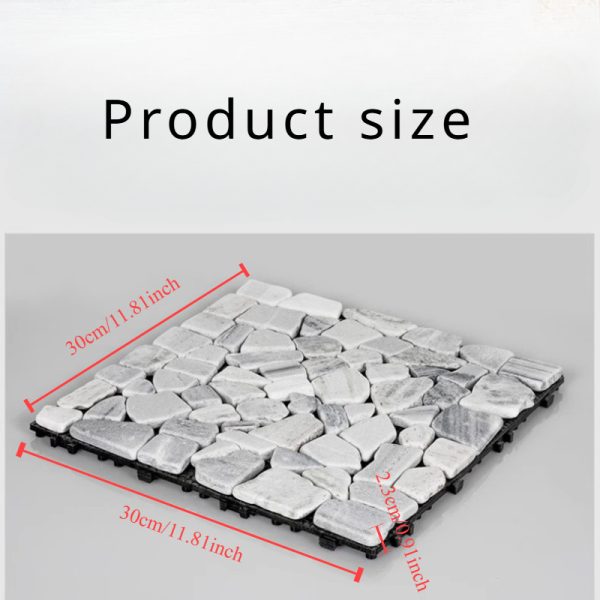 wood plastic floor high end wood plastic floor | outdoor terrace balcony courtyard natural stone self paving renovation ground anti corrosion and anti skid easy assembly